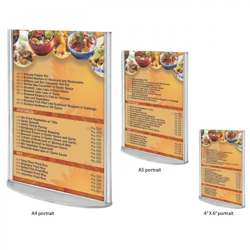 Suport Meniu bază Ovală